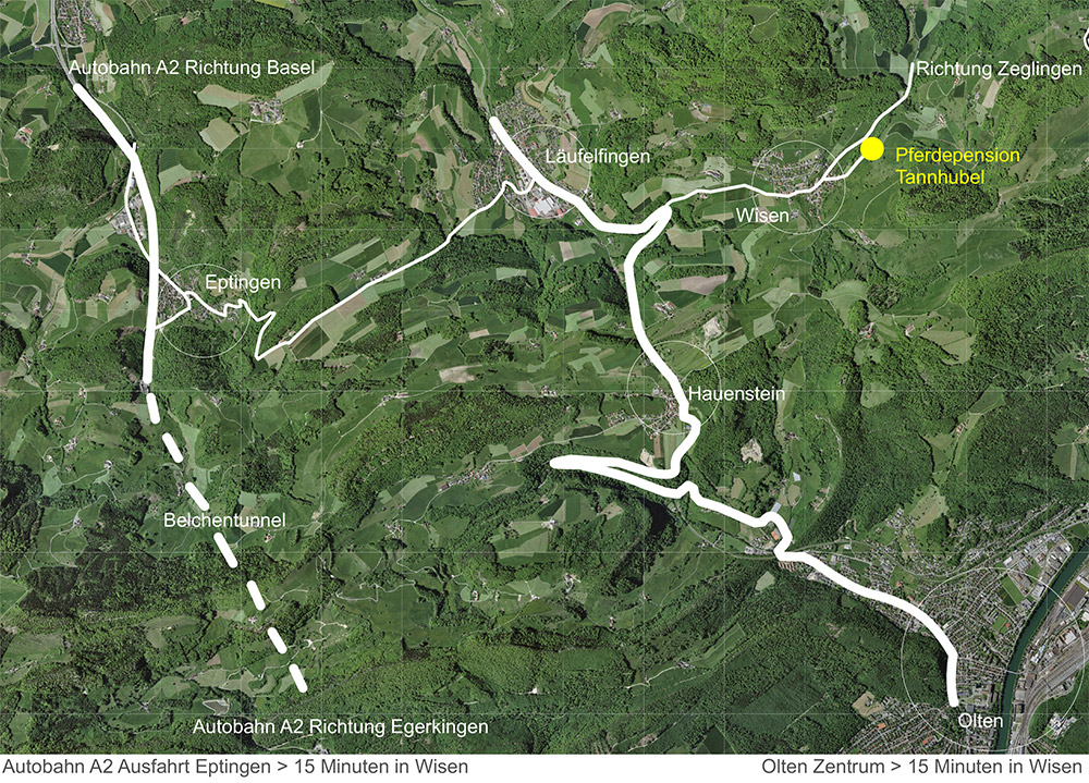 Lageplan Tannhubel Wisen